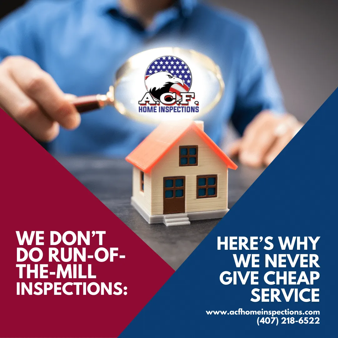Home inspector pointing to model house explaining why quality home inspection services matter