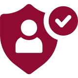 Shield with checkmark icon symbolizing trusted and certified home inspectors in Orlando, FL.